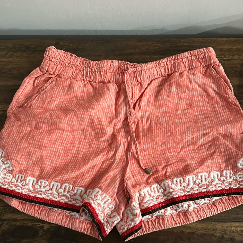 Anthropologie pink shorts